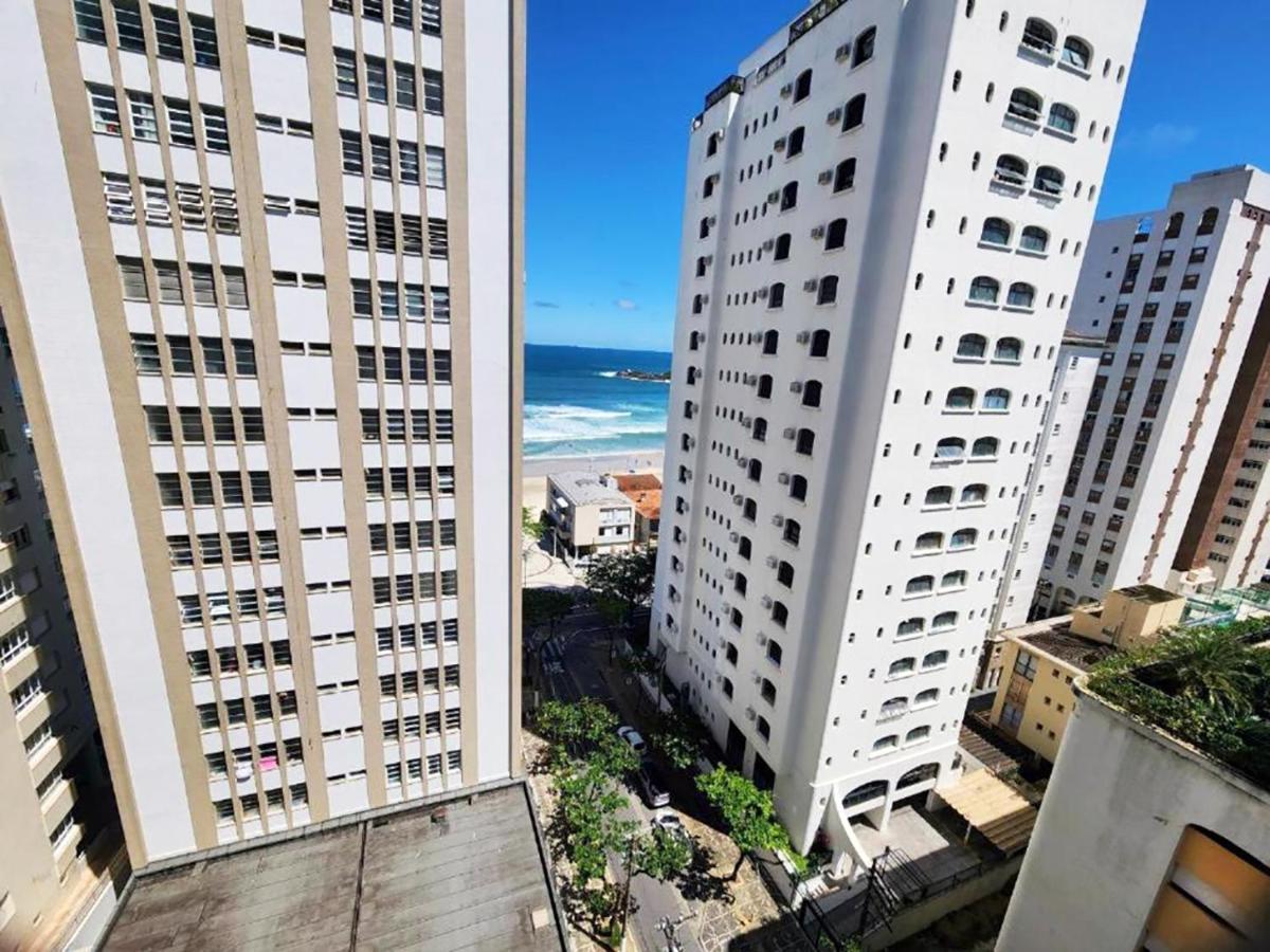 Apartamento 4 Quartos, 3 Banheiros, Vista Para O Mar Pitangueiras, Sacada, 1 Vaga De Garagem, Apenas 50 Metros Do Mar Guarujá Eksteriør bilde